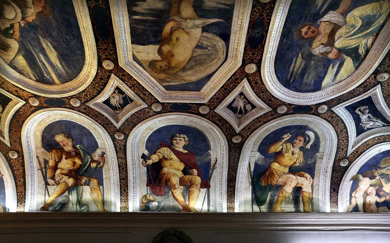 Il Romanino-64-Camera delle udienze-Castello di Belgioioso